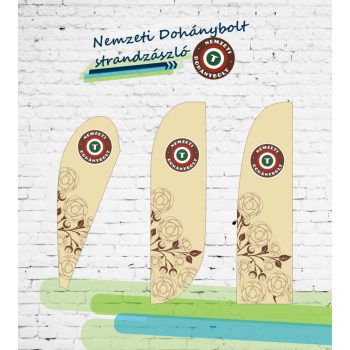 Nemzeti Dohánybolt strandzászló / beachflag 1.