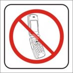 Mobiltelefon használata Tilos!