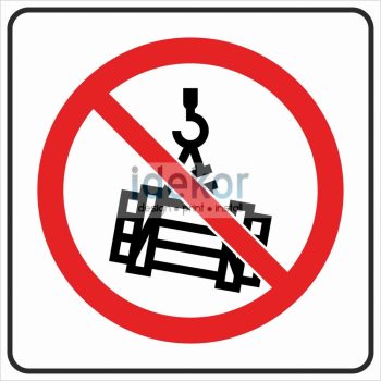 Daruzni tilos felirat/matrica