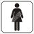 Női WC piktogram
