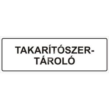 Takarítószer tároló