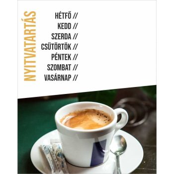 Nyitvatartás 36 - kávézó