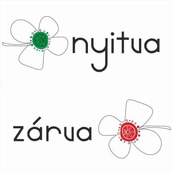 Nyitva-zárva 03 - rajzolt virág