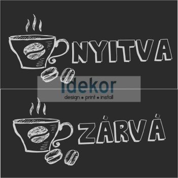 Nyitva-zárva 25 - kávézós