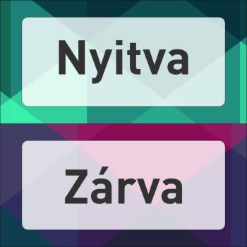 Nyitva-zárva 30 - geometrikus