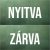 Nyitva-zárva - sötétzöld