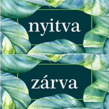 Nyitva-zárva - növényes