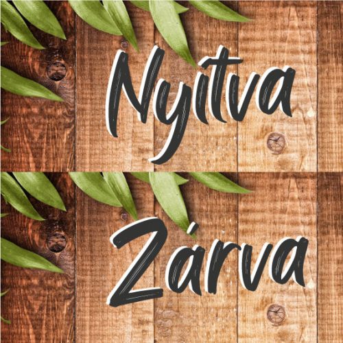 Nyitva-zárva 50 - fa