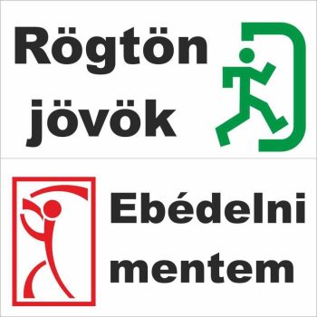 Rögtön jövök - Ebédelni mentem 02 - emberkés