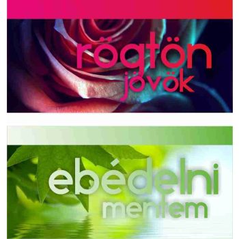 Rögtön jövök - Ebédelni mentem 18 - rózsás 