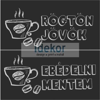 Rögtön jövök - Ebédelni mentem 25 - kávézós