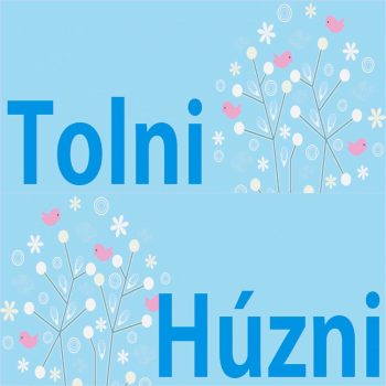 Tolni húzni 08 - kék virágos