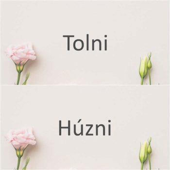  Tolni húzni 35 - virágos