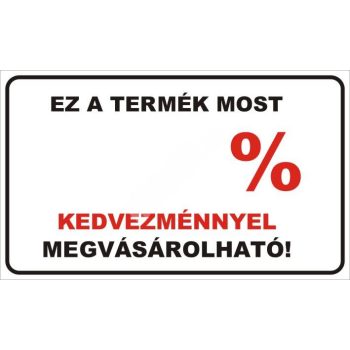 Akciós felirat/tábla