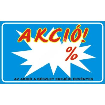 Akciós felirat/tábla