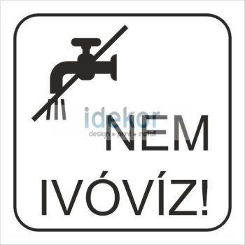 Nem ivóvíz!