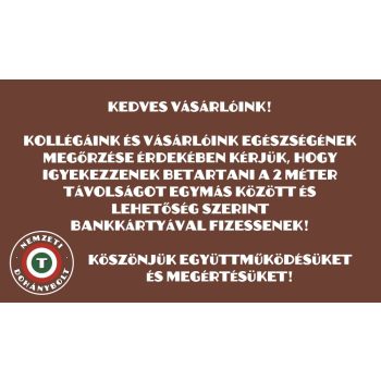 Nemzeti Dohánybolt - Kedves Vásárlóink!  matrica/tábla