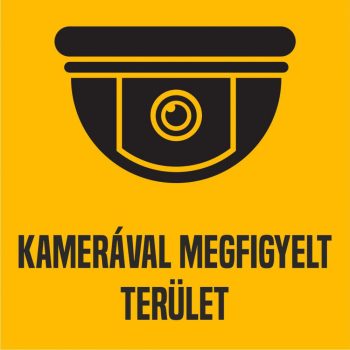 Kamerával megfigyelt terület! 