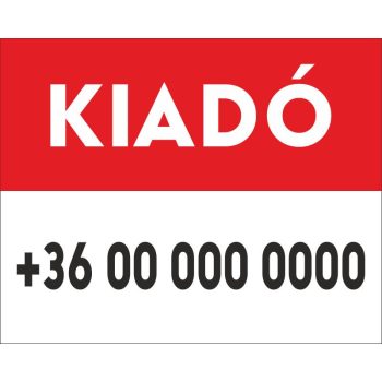 Kiadó felirat/tábla