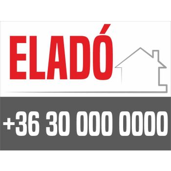 Eladó felirat/tábla