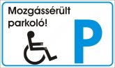 Mozgássérült parkoló