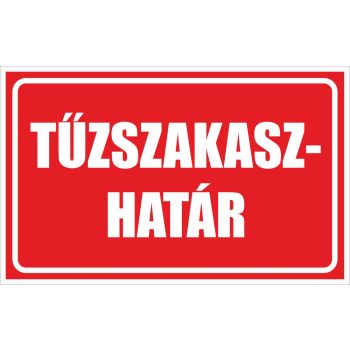 Utánvilágító tűzszakasz határ