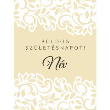 Borcímke egyedi felirattal 1