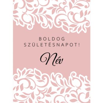 Borcímke egyedi felirattal 2