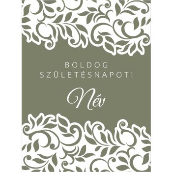 Borcímke egyedi felirattal 3