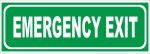 Utánvilágító emergency exit 25x9 cm