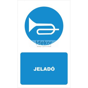 Jeladó felirat