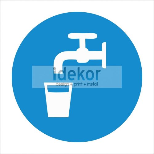 Ivóvíz felirat/tábla