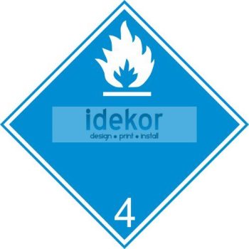 Vízzel érintkezve gyúlékony 4.3 alosztály