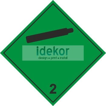 ADR Bárca Nem gyúlékony, nem mérgező gázok 2