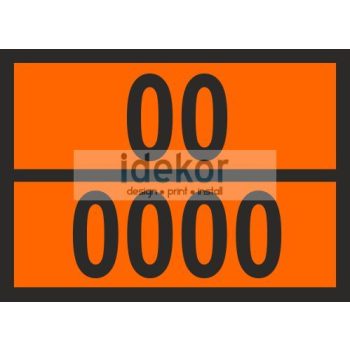 Narancsszínű tábla