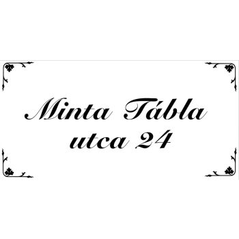 Egyedi házszámtábla (már 30x15 cm mérettől) - 6