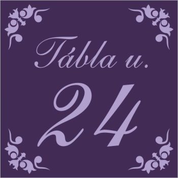 Egyedi házszámtábla - 17