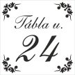 Egyedi házszámtábla - 17