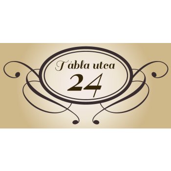 Egyedi házszámtábla (már 30x15 cm mérettől) - 19