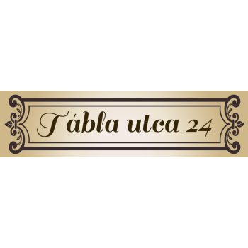 Egyedi házszámtábla - 20