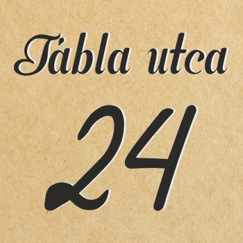 Egyedi házszámtábla - 32