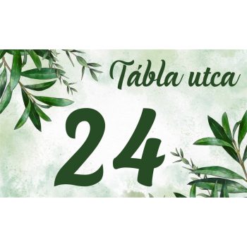 Egyedi házszámtábla - 38