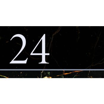Egyedi házszámtábla (már 20x15 cm mérettől) - 47