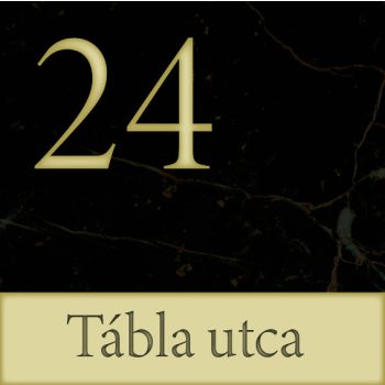 Egyedi házszámtábla - 50