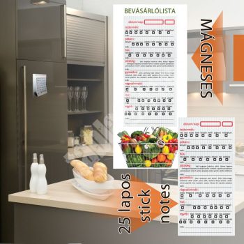 Bevásárlólista csomag