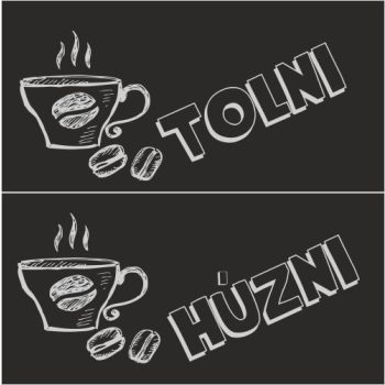 Tolni-Húzni 4 - 20 cm x 10 cm - matrica