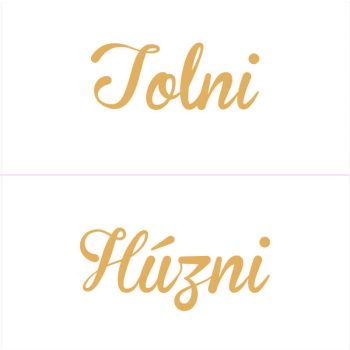 Tolni-Húzni 5 - 20 cm x 10 cm - matrica