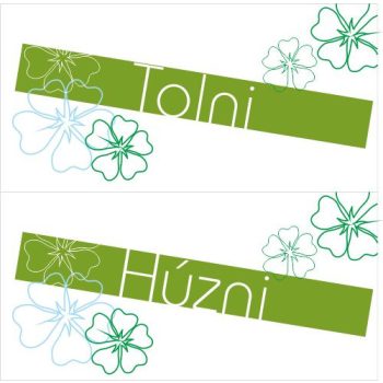 Tolni-Húzni 6 - 20 cm x 10 cm - matrica