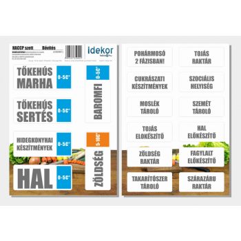 HACCP matrica 3 - 21 cm x 29 cm