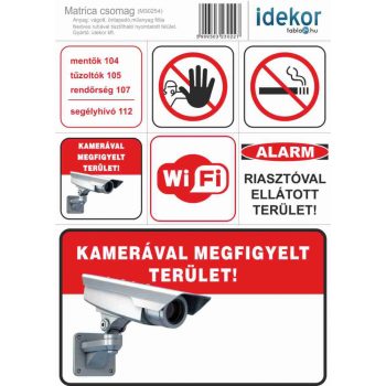 Bejárati matrica 1 - 21 cm x 29 cm